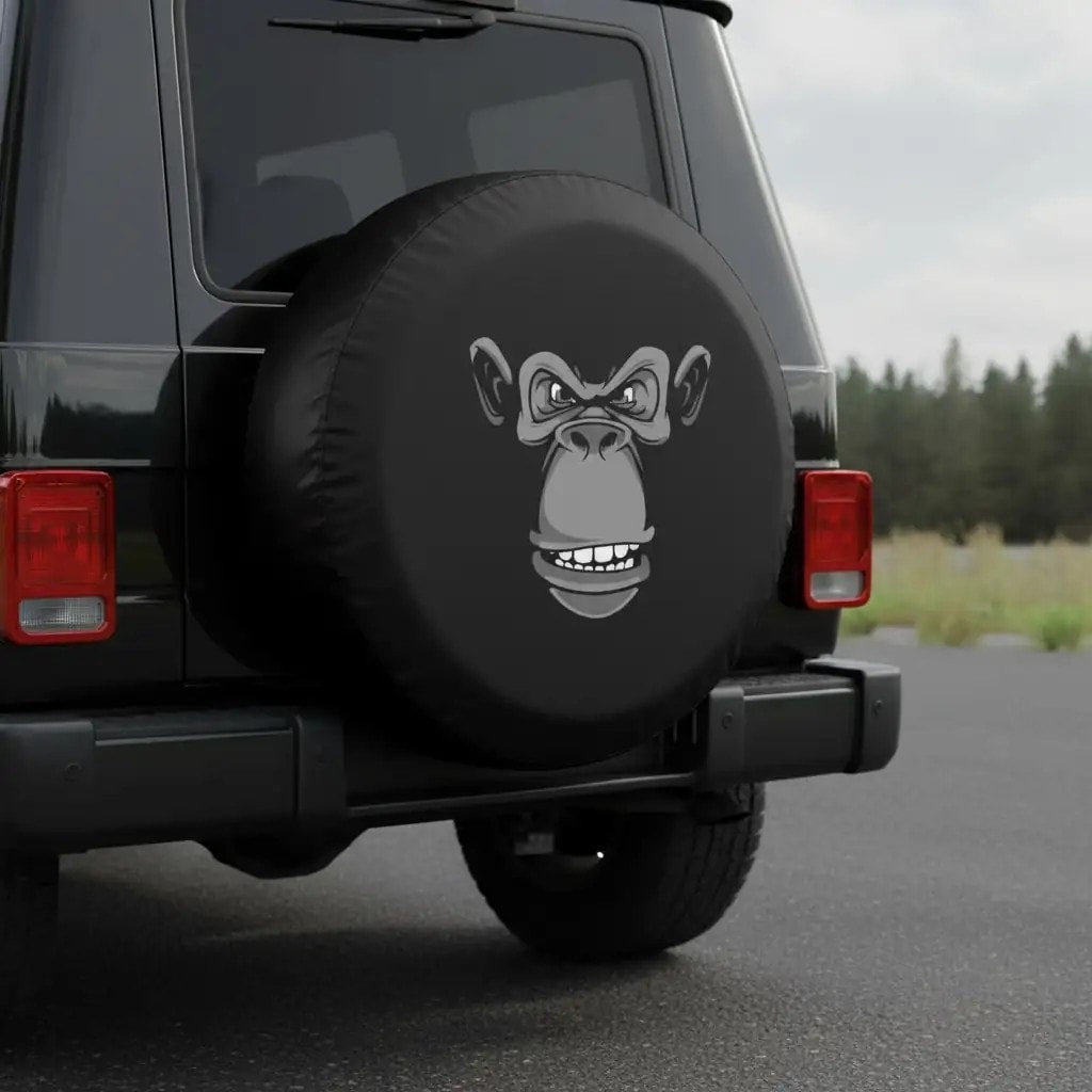 Monkey Designed Spare Wheel Tire Cover